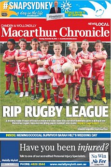 Macarthur Chronicle Camden - November 10th 2015